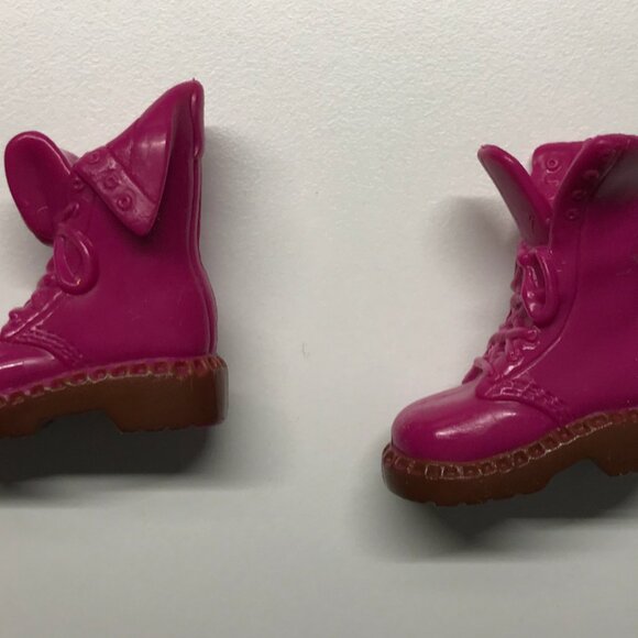 Barbie - pink combat boots - fits model muse feet - Picture 2 of 2